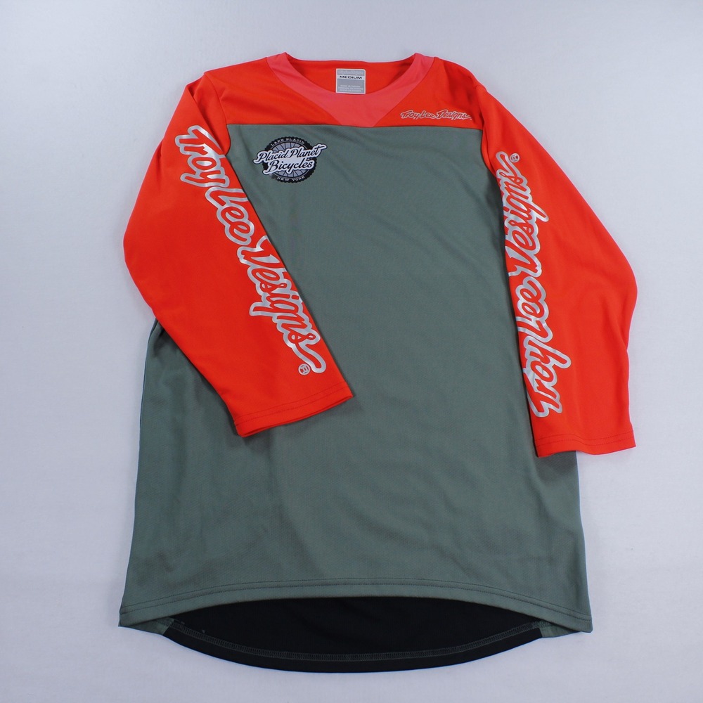 Troy Lee Designs Ruckus 3/4 Sleeve MTB Jersey Men's Size M Gray Orange Cycling